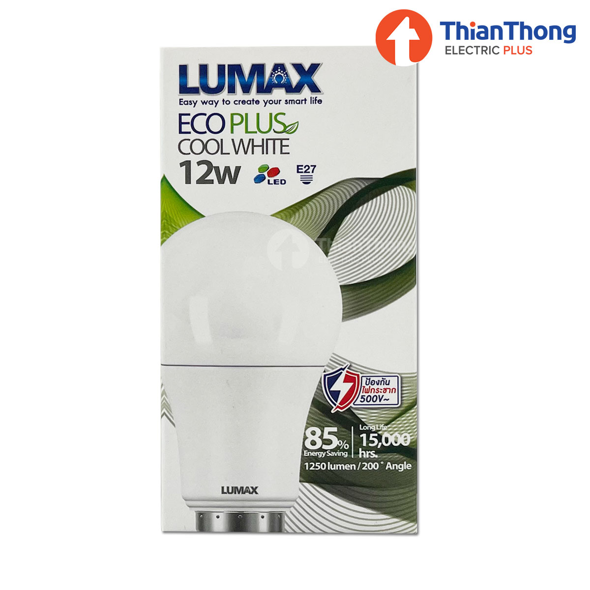 LUMAX หลอดไฟ ลูแมกซ์ LED ECO Plus 12W