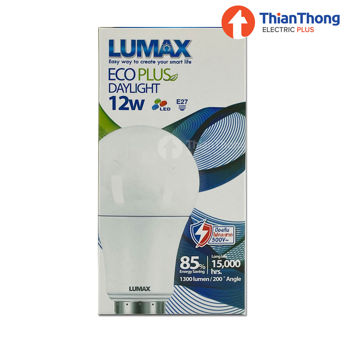 LUMAX หลอดไฟ ลูแมกซ์ LED ECO Plus 12W