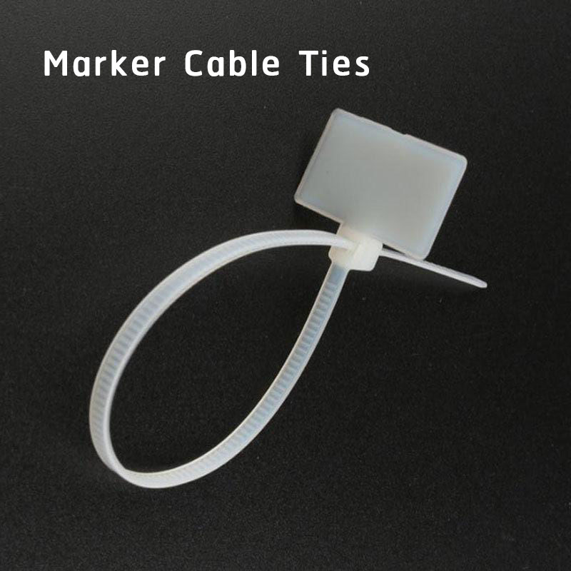 ProLock เคเบิ้ลไทร์ แบบจดบันทึก โปรล็อค Marker Cable Tie White ความยาว 4 นิ้ว สีขาว