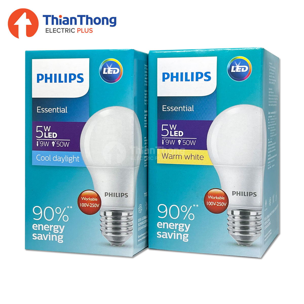 Philips หลอดไฟฟิลิปส์ Essential LED Bulb 5W E27 220V