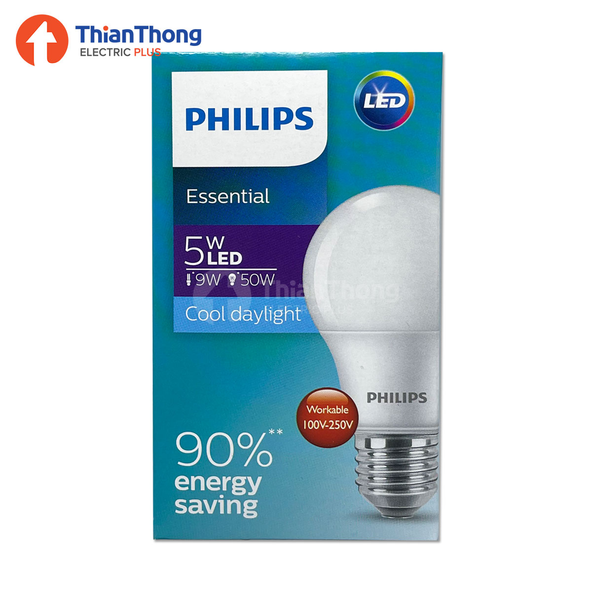 Philips หลอดไฟฟิลิปส์ Essential LED Bulb 5W E27 220V