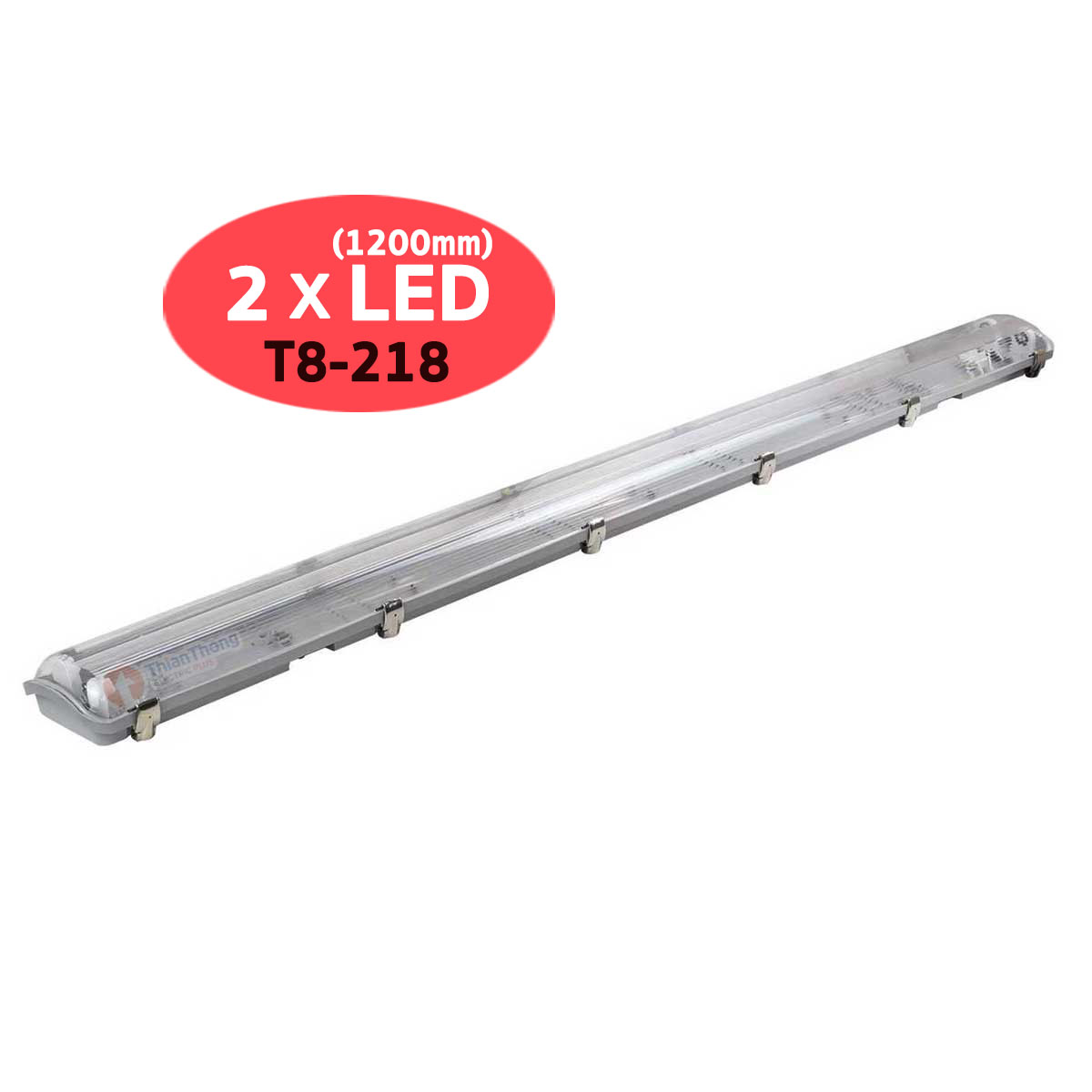 TFC โคมไฟ กันน้ำกันฝุ่น ทีเอฟซี T8 Waterproof Luminaire 1xLED 1200mm