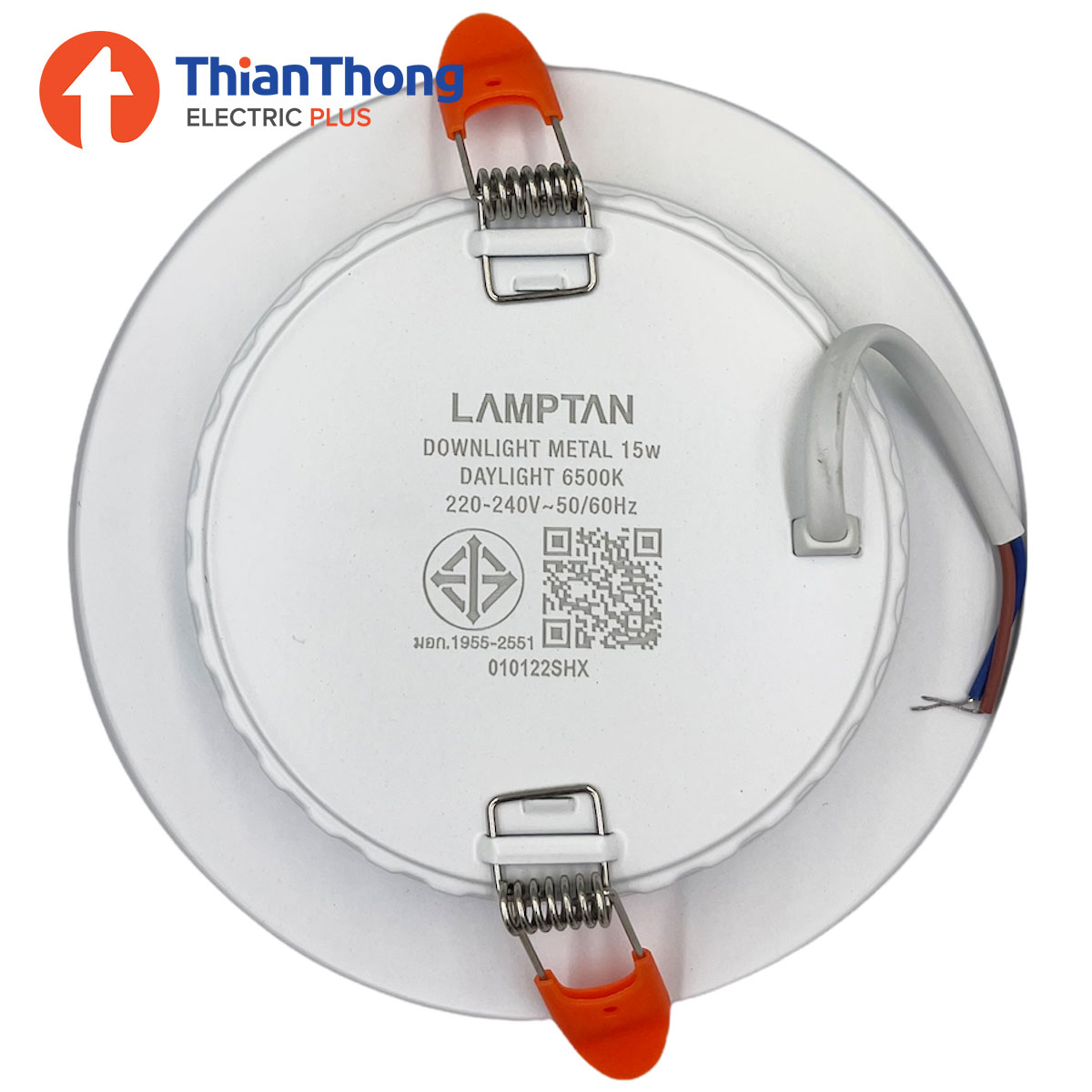 Lamptan โคมไฟดาวน์ไลท์ 5 นื้ว 15W แลมป์ตั้น Downlight Metal 5" 15W Daylight