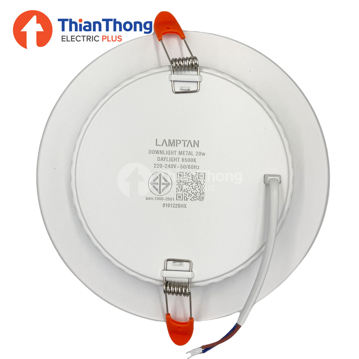 Lamptan โคมไฟดาวน์ไลท์ 6 นื้ว 20W แลมป์ตั้น Downlight Metal 6" 20W Daylight