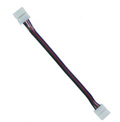 สายต่อ 4 Pin two Connector Cliplock with Cable For SMD RGB LED 5050 10mm Strip Light