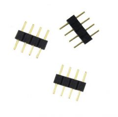 ขั้วต่อสำหรับไฟเส้น RGB LED 4-Pin Connector Male for Led Strip Light RGB 5050