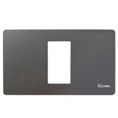 Chang ฝา 1 ช่อง สีเทา ตราช้าง รุ่น C-401CG Gray iModern 