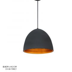 โคมไฟห้อย สีดำ ทรงกลม Pendant Lamp EV-CH-68-7089/1 Black