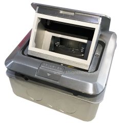 Haco เต้ารับฝังพื้น ฮาโก้ Pop up floor socket สำหรับเต้ารับพานาโซนิค (Panasonic) พร้อมอุปกรณ์ติดตั้ง HPU-1AM/P