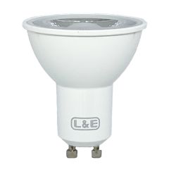 L&E หลอดไฟ ฮาโลเจน LED แอล แอนด์ อี LED GU10 7W 220V Warm White 3000K ราคาส่ง