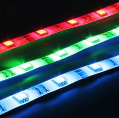 Lighting Plus - RGB LED Strip Ribbon 5	 2050 60 LED/M ชนิดเคลือบกันน้ำ ไฟ LED เส้น ยาว 5 เมตร