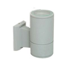 โคมไฟภายนอก ติดผนัง ทรงกระบอก กลม O-3010/1A สีเทา Gray