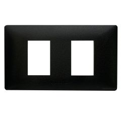 Panasonic ฝา 2 ช่อง พานาโซนิค รุ่น อินนิชิโอ Plate 1-Gang 2-Device INITIO WEGN6802B สีดำ Black ราคาส่ง รุ่นใหม่