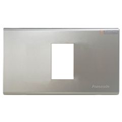 Panasonic ฝา 1 ช่อง พานาโซนิค WEG 6801MW Metallic White Full-Color Wide Series  ราคาส่ง วัดตึกคลองถม ราคาโครงการ