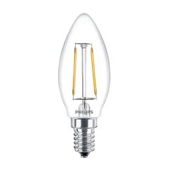 Philips หลอดไฟ LED คลาสสิค ทรงจำปา ฟิลิปส์ MyCare Classic filament LED B35 4W E14