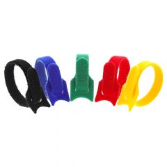 ProLock สายรัดตีนตุ๊กแก สายรัดอเนกประสงค์ โปรล็อค Hook Loop Cable Ties ความยาว 8 นิ้ว สีเหลือง สีดำ ราคาส่ง