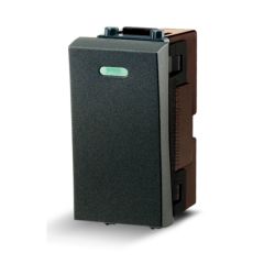 Chang สวิทซ์ทางเดียว มีพรายน้ำ ตราช้าง รุ่น S-611C iModern สีดำ