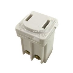 Schneider เต้ารับเดี่ยว 2 ขาแบน ชไนเดอร์ Single module 2 pin flat 30/405M (Clipsal)