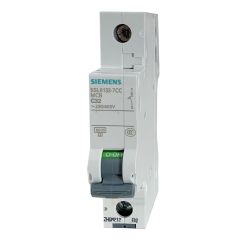 Siemens เบรกเกอร์ ลูกย่อย 1P ซีเมนต์ Miniature Circuit Breakers 5SL Series 1P 32A - 5SL6132-7CC ราคาส่ง