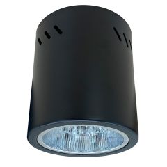 Lighting Plus โคมไฟดาวน์ไลท์ติดลอย ทรงกระบอกกลม 4 นิ้ว Downlight Round Black สีดำ STW-RB-4