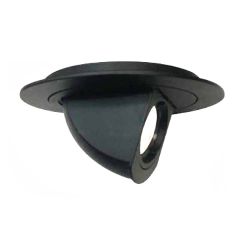 โคมไฟ Downlight ดาวน์ไลท์ฮาโลเจน MR16 กลมแบบปรับหน้าได้ สีดำ Black TSL-6-B-512