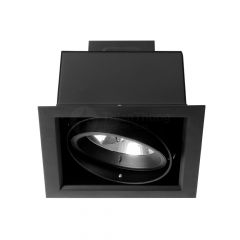 โคมไฟ ดาวน์ไลท์ AR111 ทรงเหลี่ยมหลอดคู่ ติดลอย สีขาว Downlight Surface Mounted Square TSL-3-TW-558-2 White