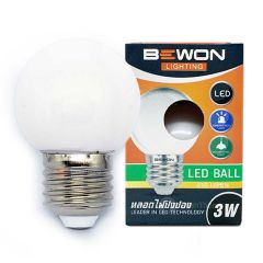 Bewon หลอดปิงปอง LED บีวัน 3W Warm White ขายส่ง ราคาส่ง