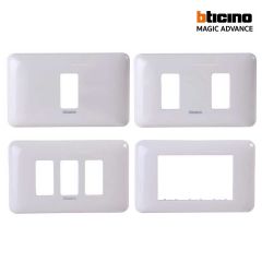 Bticino หน้ากาก บิทิชิโน ฝาครอบพลาสติก 1-3 ช่อง รุ่น Magic Advance เมจิก แอดวานซ์ 