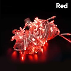 Lighting Plus ไฟกระพริบ LED ไฟประดับตกแต่ง Christmas LED String Light ชนิด 100 LEDs - แสงสีแดง RED
