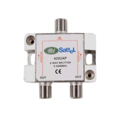 dBy TV Sattellite Splitter แยกสัญญาณทีวี ดาวเทียม 2 Way 4202AP