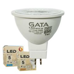 Gata หลอดไฟ กาต้า MR16 12V 5W GU5.3 Warm White