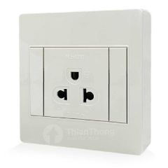 HACO ชุดเต้ารับ (ปลั๊กกราว) 3 ขา 1 ช่อง 16A ฮาโก้ แบบติดลอย M3N-E10 ราคาส่ง