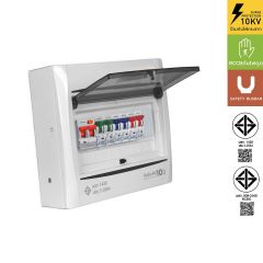 Lamptan ตู้คอนซูมเมอร์ยูนิต 6 ช่อง + RCBO 63A + ลูกย่อย แลมป์ตั้น Consumer Unit 6 Way รุ่น Safe Shield RCBO