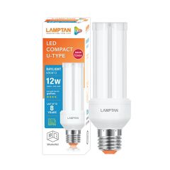 Lamptan หลอดตะเกียบ แลมป์ตั้น LED Compact U-Type 12W E27 Daylight
