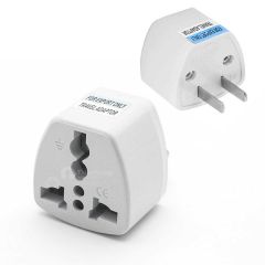 Bewon ปลั๊กแปลง 2 ขาแบน ทองเหลือง บีวัน Travel Socket Adapter BW-18E