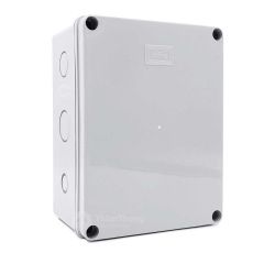 Nano กล่องกันน้ำพลาสติก ฝาทึบสีขาว นาโน Junction Water Proof Box White NANO-205W