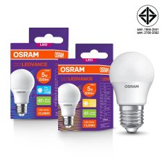 Osram หลอดไฟ LED ECO CLASSIC Bulb ออสแรม 5W E27 รุ่น LECO CLA