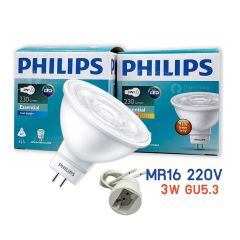 Philips Essential LED หลอดไฟฟิลิปส์ MR16 3W 220V Daylight / WarmWhite 