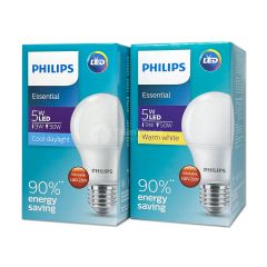 หลอดไฟ ฟิลิปส์ Philips Essential LED Bulb 5W รุ่น ประหยัด
