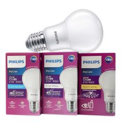 Philips หลอดไฟ ฟิลิปส์ LED Bulb MyCare 8W E27
