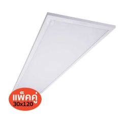 Philips SmartBright LED Slim Panel Light  โคมไฟฟิลิปส์ ติด แขวนฝ้า สมาร์ทไบร์ท สลิม พาแนล RC091 40W 6500K ขนาด 30x120 (3800 Lumen) แพ็คคู่