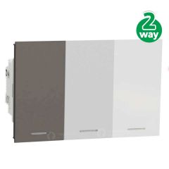 Schneider สวิตซ์ 2 ทาง พร้อมพรายน้ำ ขนาด 1.5 ช่อง ชไนเดอร์ Switch 2 way with Fluorescent M sized , M3T31_M2_WE, M3T31_M2_GY, M3T31_M2_BK, รุ่น AvatarOn A