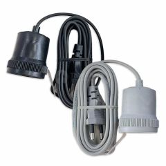 Sentoshi ขั้วกระเบื้องหุ้มยาง พร้อมสายสำเร็จรูป กันฝน ซันโตชิ VKF 2x0.5 sq.mm. with socket and plug ความยาว 3 เมตร