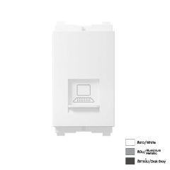 Siemens เต้ารับคอมพิวเตอร์ RJ45 Cat5e ซีเมนส์ Computer Data Socket RJ45 Cat5e 1M รุ่น Delta Relfa 120 Series 5UH2234-1PC