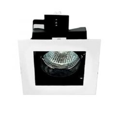 โคมไฟ Downlight ดาวน์ไลท์ฮาโลเจน MR16 กลมแบบปรับหน้าได้ สีขาว White TSL-6-W-512