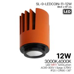 หลอดไฟ LEDCOIN MR11 Type 12w แสง 3000K, 4000K