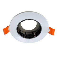 โคมดาวไลท์ โคมไฟฝังฝ้า รีเฟรคเทา(เงา) ปรับหน้าได้ MR16 / SL NEBULA-0-EGR สีขาว