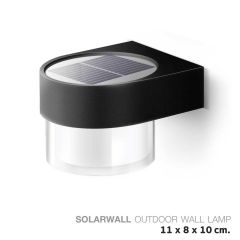 โคมไฟติดผนัง โคมไฟภายนอก โซล่าเซลล์ SLP-10-SOLARWALL-2W2CT-RPC