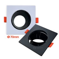 โคมดาวไลท์ โคมไฟฝังฝ้า รีเฟรคเงิน ปรับหน้าได้ MR16 รุ่น Space Edition / SL NEBULA-0-ECHR สีขาว