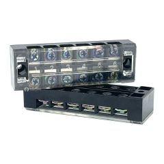เทอร์มินอล บล็อกต่อสาย Terminal Block 6 ช่อง รุ่น TB-2506L (600V 25A)
